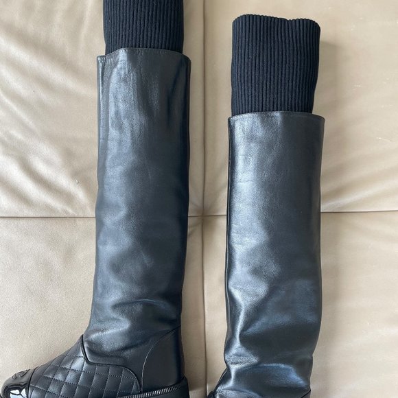 CHANEL Socks-Out High Boot - Picture 7 of 8